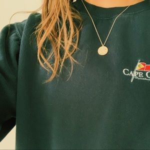 brandy melville navy cape cod sweatshirt